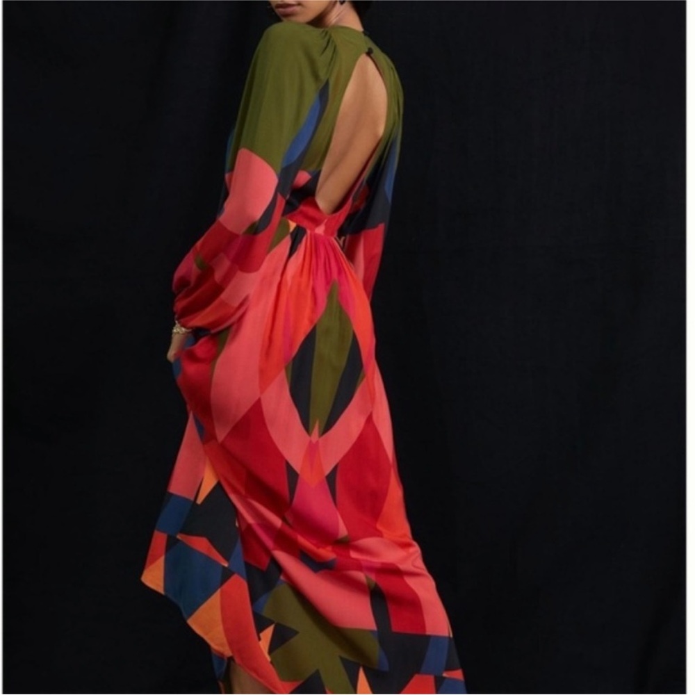 Farm Rio Abstract Maxi Dress - Picture 2 of 5